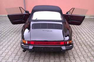 83er 911 SC Cabrio schwarz/burgund
