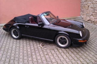 83er 911 SC Cabrio schwarz/burgund