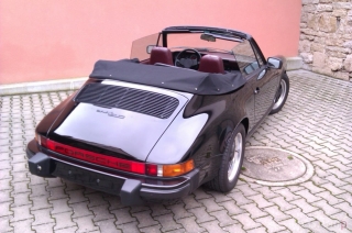 83er 911 SC Cabrio schwarz/burgund