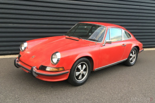 70er Porsche 911 T bahiarot