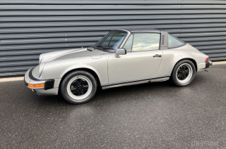 84er 911 Carrera Targa zinnmetallic/burgund